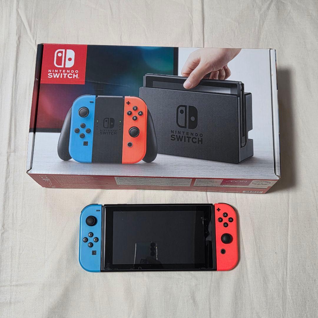 m*k様 Nintendo Switch ネオンブルー/レッド 本体　ジャンク