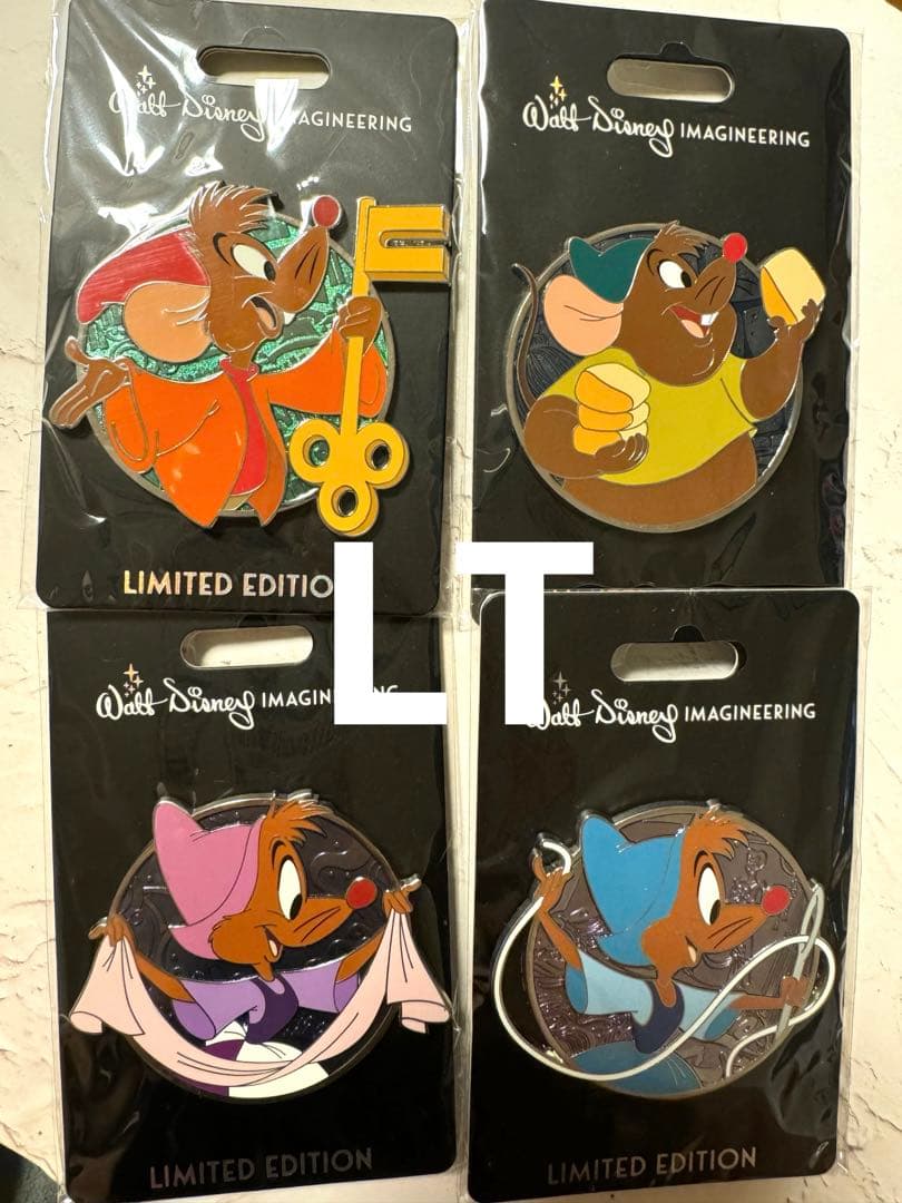 D23 Expo WDI Profile シンデレラ 4点セット ディズニーピン