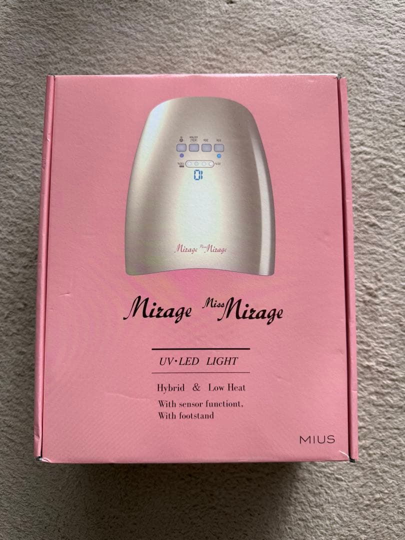 【新品未使用】Mirage Miss Mirage UV-LEDライト