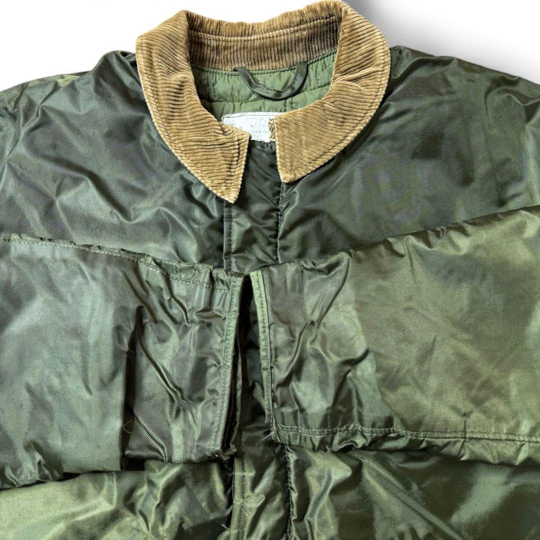 アルファ★XL DLA 100 88 カーキ デッキジャケット Ａ-1