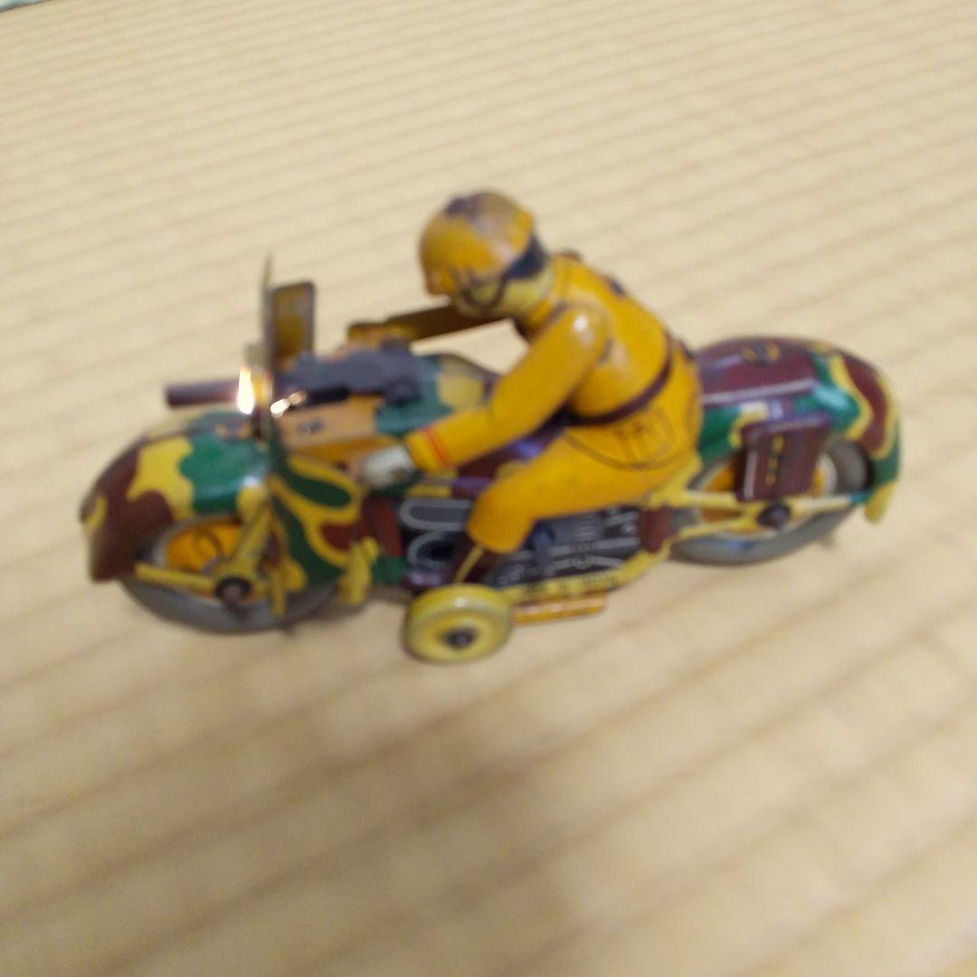 旧日本軍 ブリキ バイク オートバイ 昭和 レトロ ビンテージ アンティーク