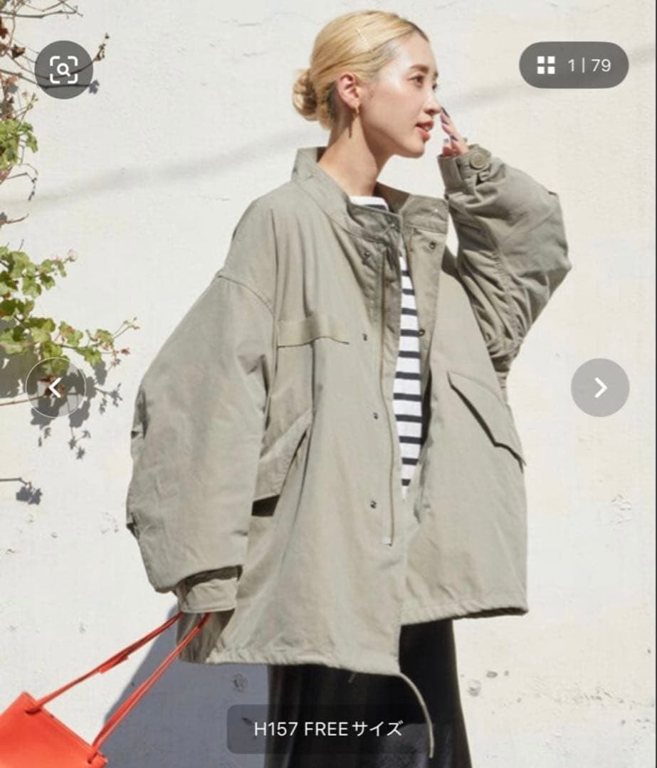 フリークスストアM65 ショートライナー　モッズセットコート　ベージュ