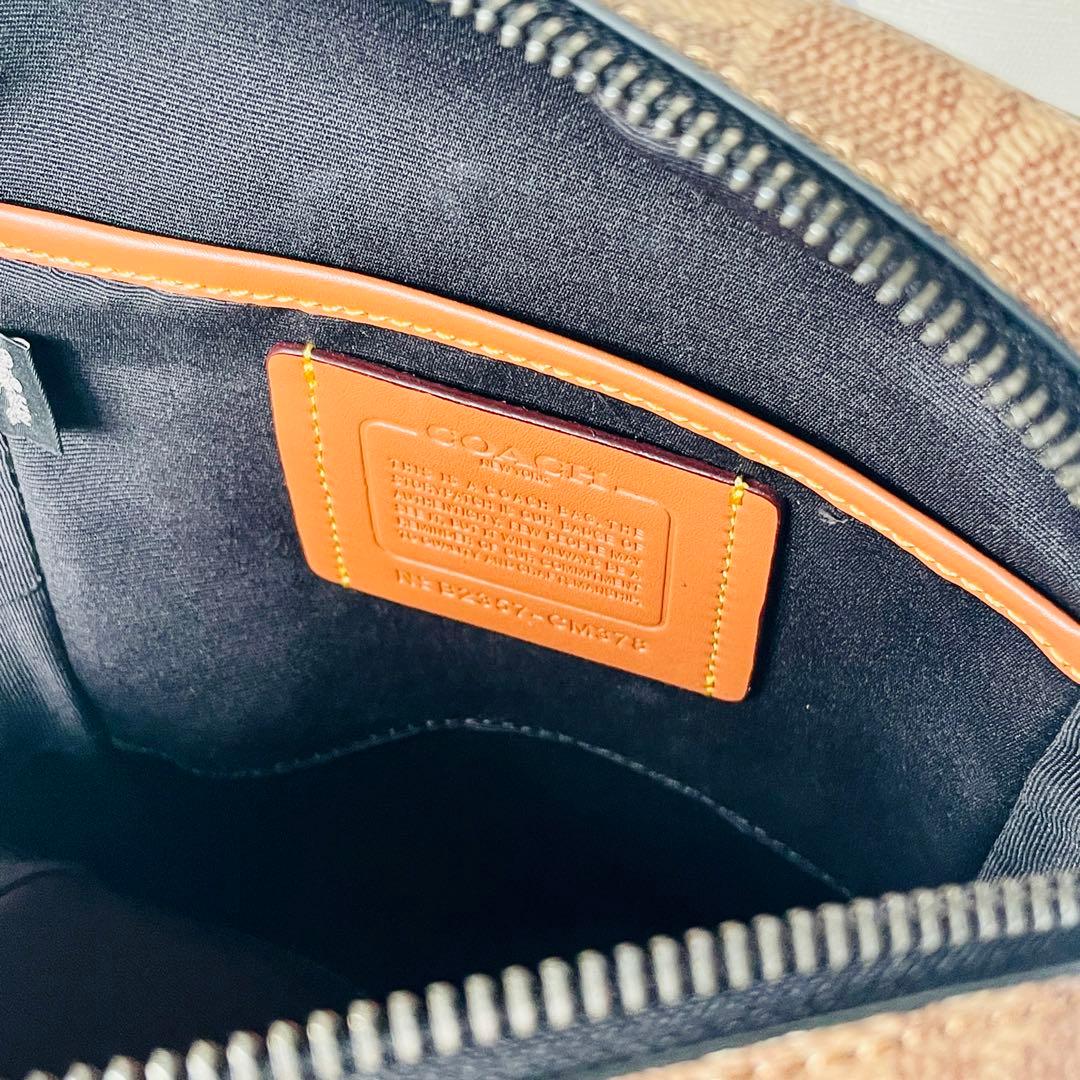 【新品未使用】#タグ無.COACH.ベックパック.シグネチャー.CM378