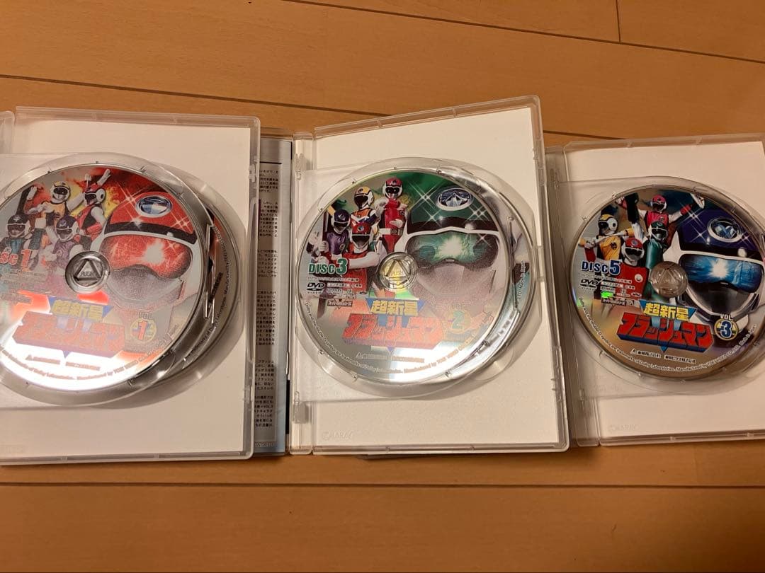 超新星フラッシュマン VOL.1〜5〈2枚組〉　5巻セット