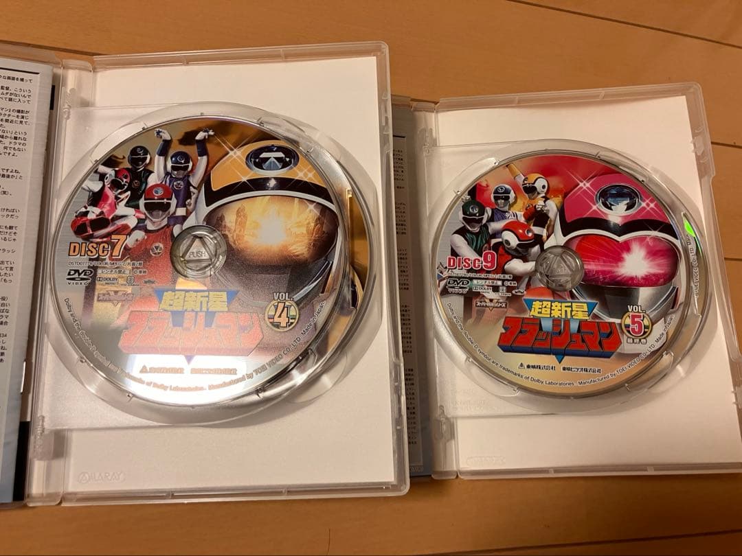 超新星フラッシュマン VOL.1〜5〈2枚組〉　5巻セット