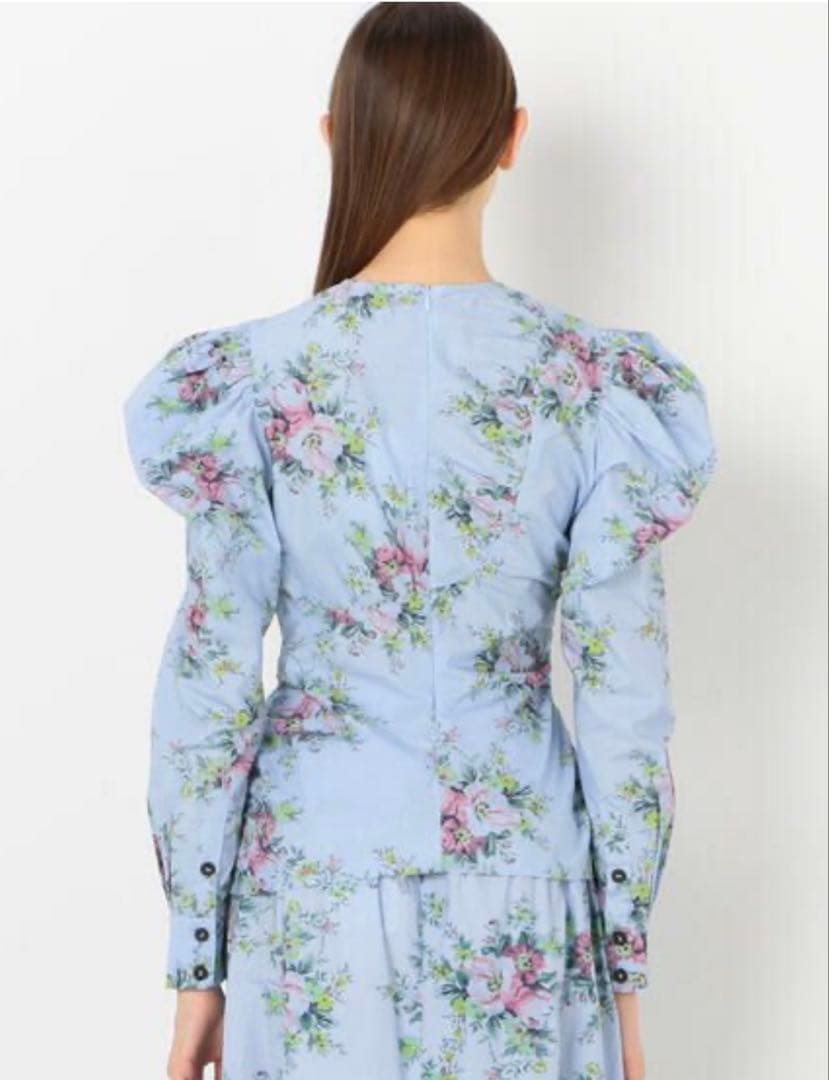 GANNI コットンフラワープリント