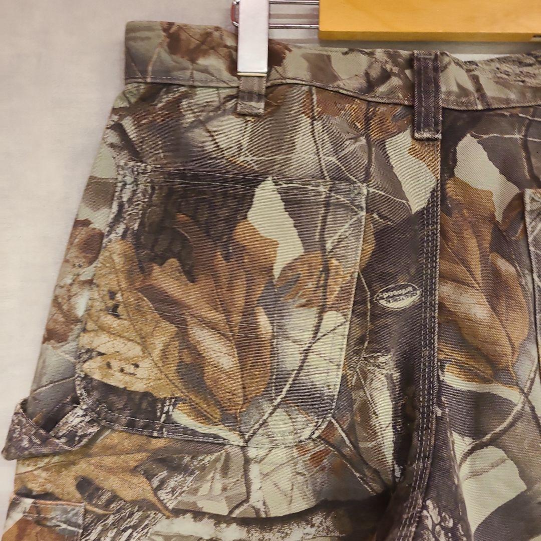 希少！2007年11月生産　カーハート　カーペンターショーツ　リアルツリーカモ