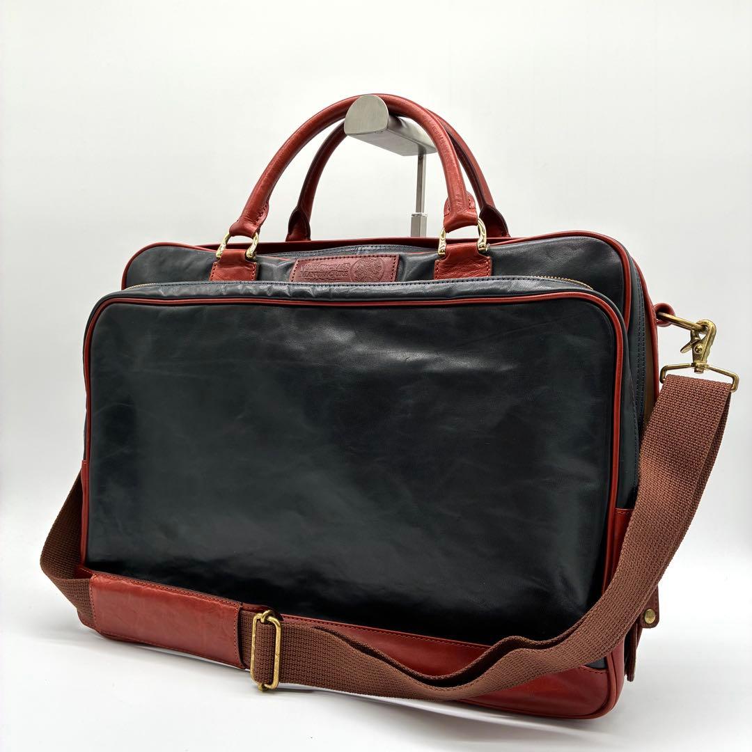 極美品✨ ウォームスクラフツマニフェクチャー ビジネスバッグ 2way