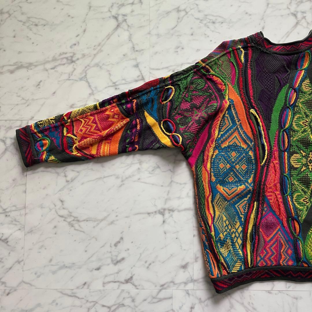 COOGI 3Dニット セーター 白タグ コットン100% オーストラリア製