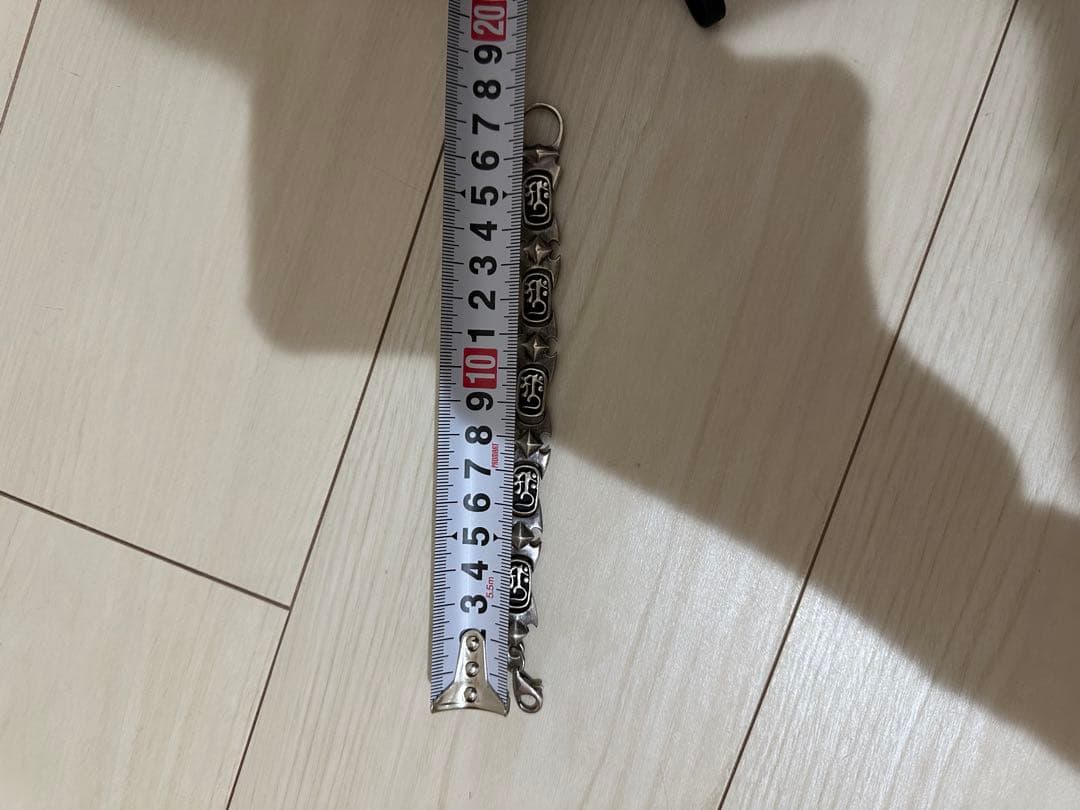 (925) スカルリングとウォレットチェーンセット