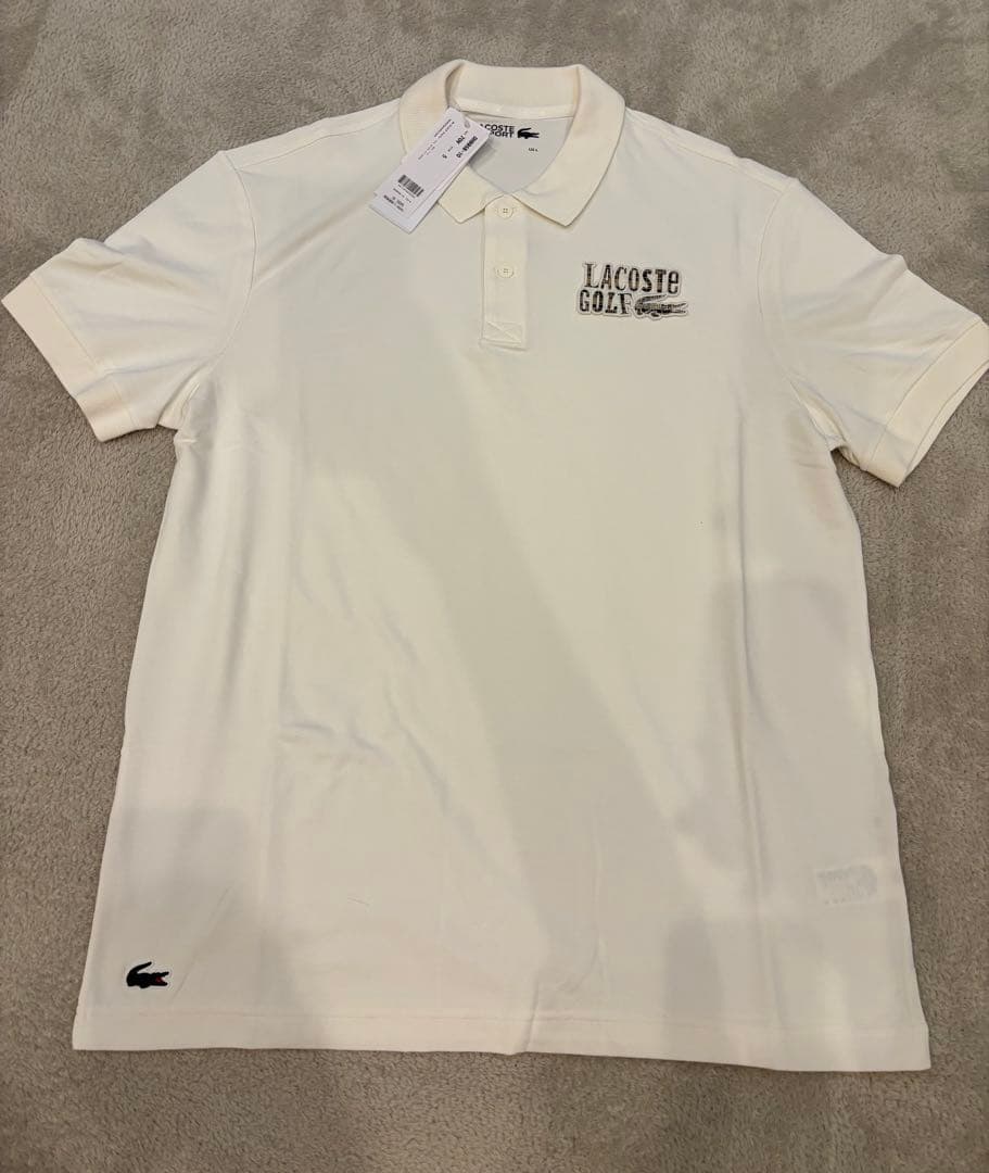 【新品タグ付き】ラコステゴルフ ワッペンポロシャツ