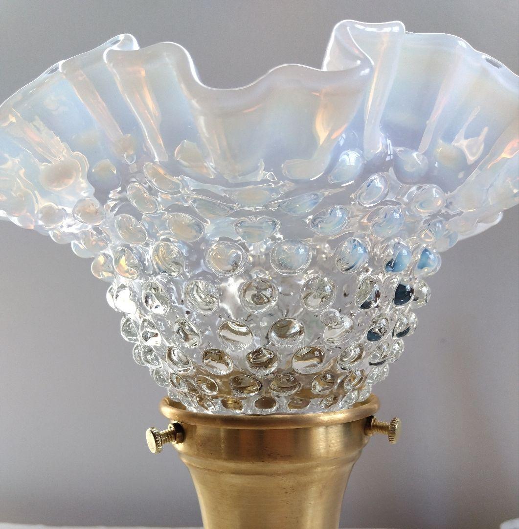 ☆美☆フェントン フレンチ オパールセント テーブルランプ レア!