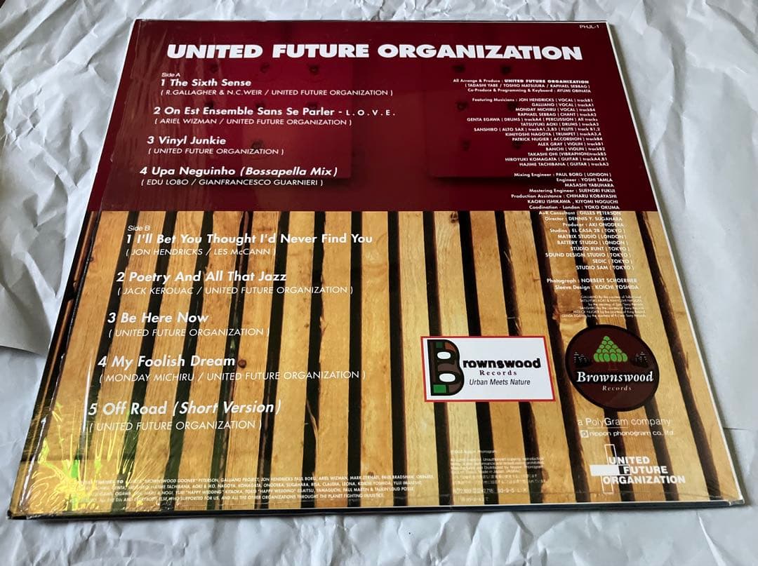 【美品】UNITED FUTURE ORGANIZATION 国内発売盤 LP
