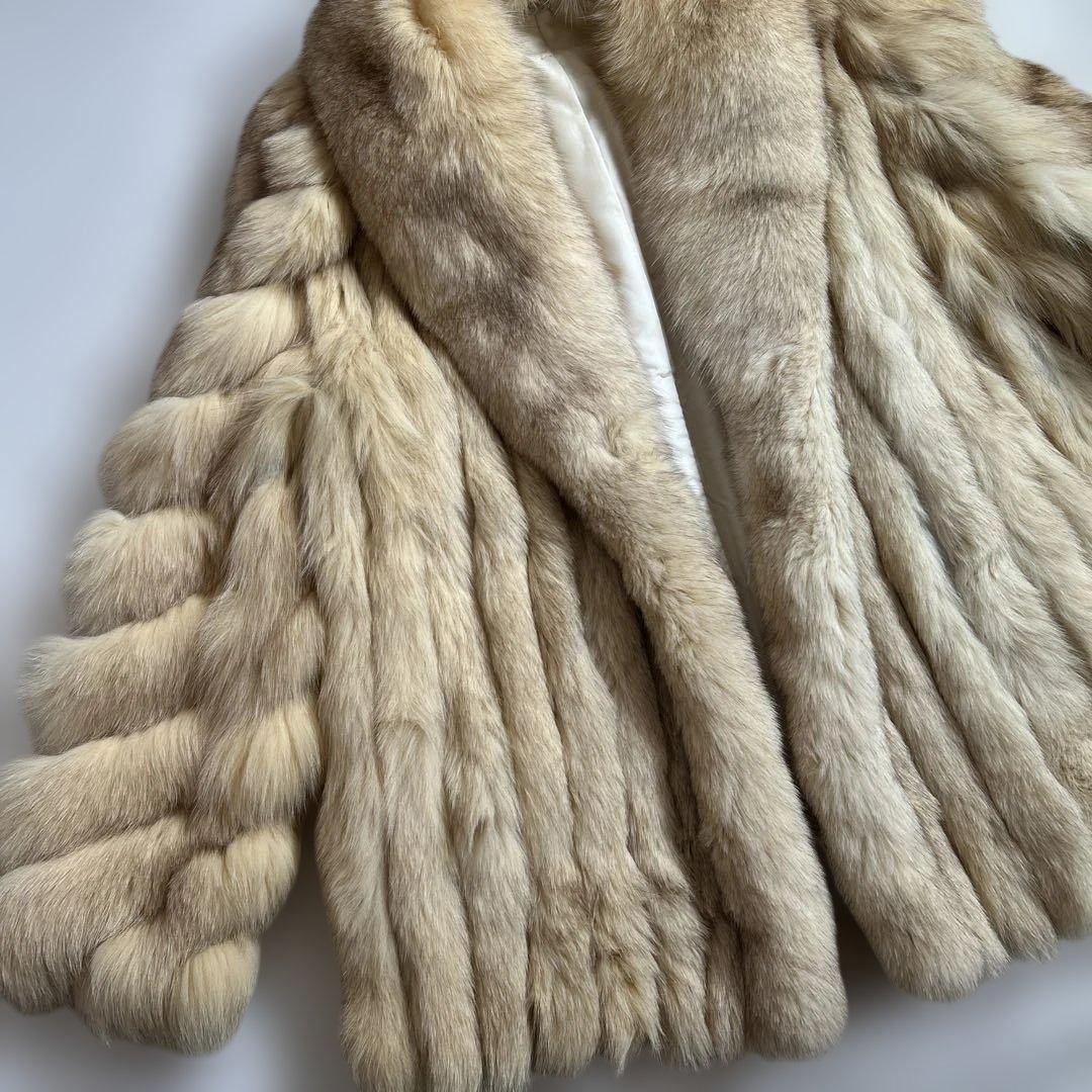 SAGA FOX 毛皮コート 高級 フォックスファー　13号