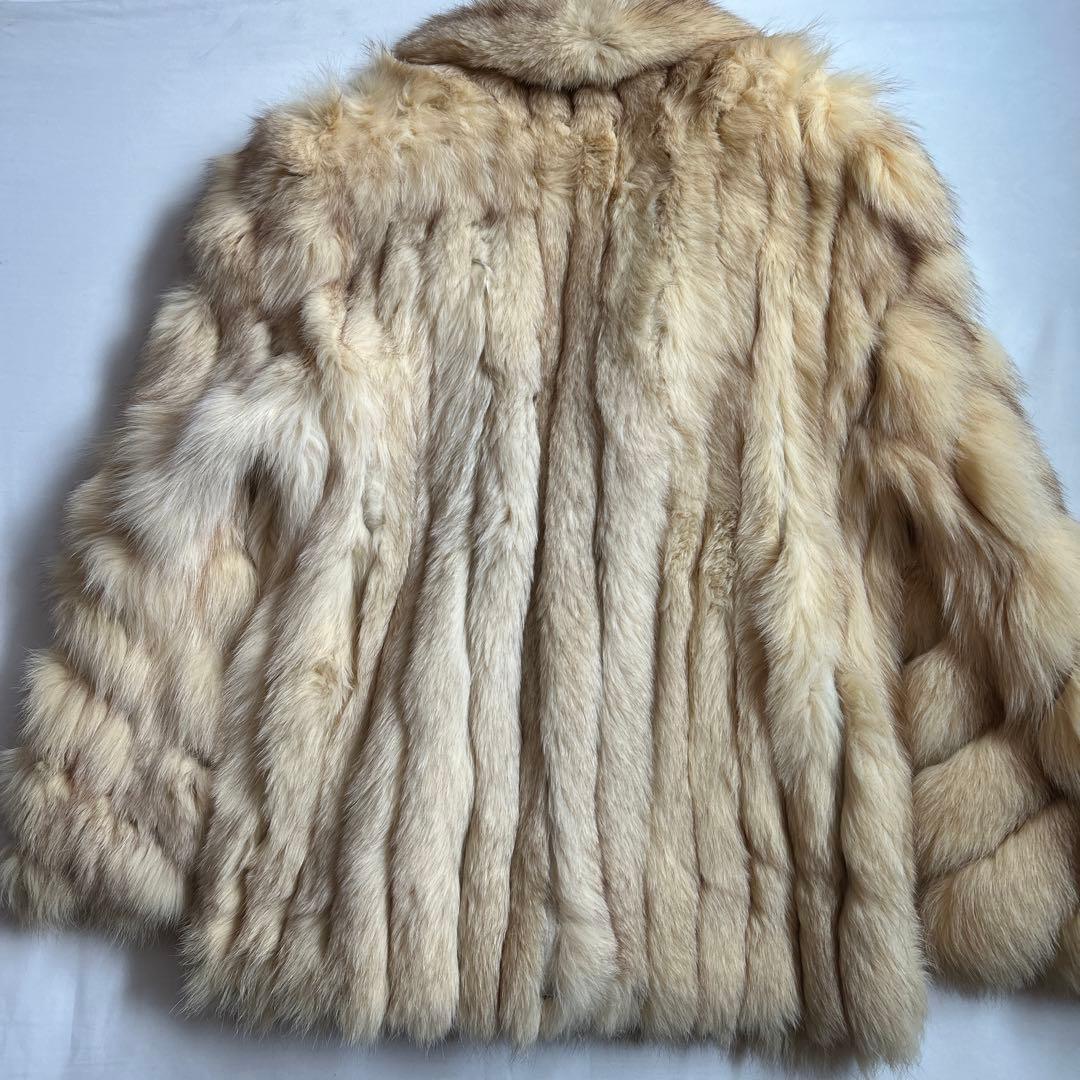 SAGA FOX 毛皮コート 高級 フォックスファー　13号