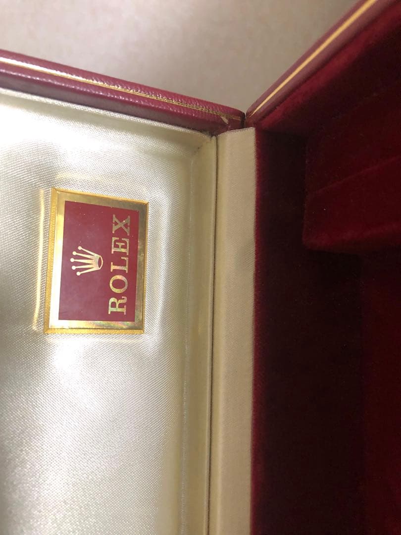 ロレックス　時計ケース　花柄刺繍　希少、ギャランティ