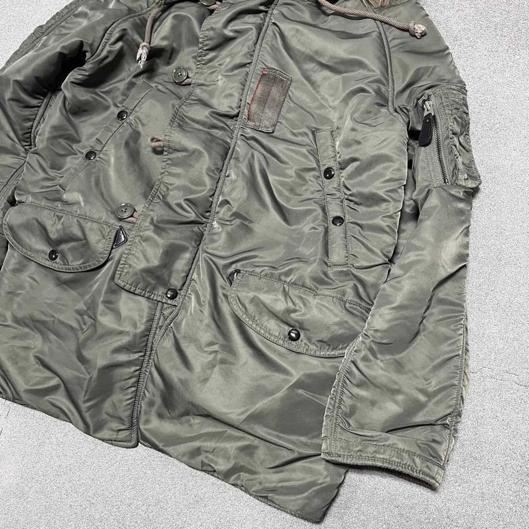 398 POLO JEANS 67紋章 N-3B調 裏ボアフードファーMサイズ