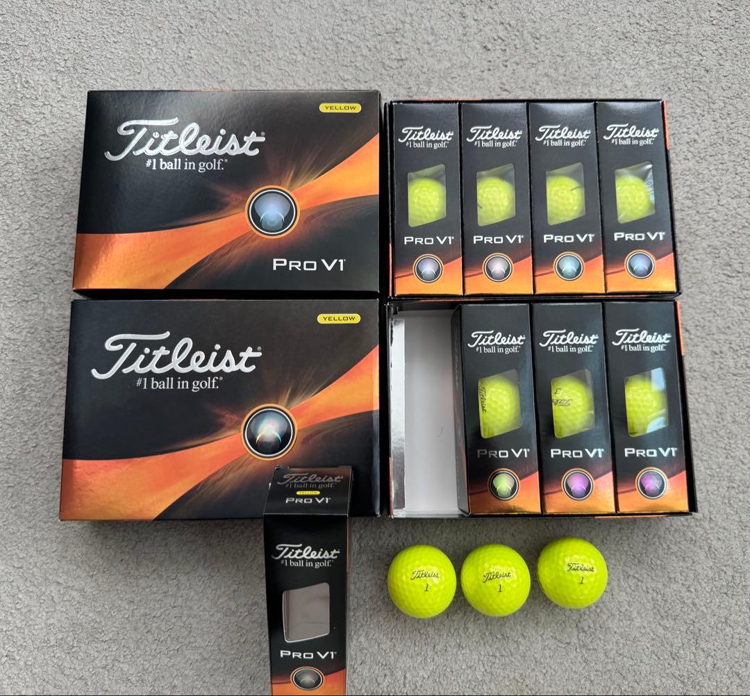 Titleist Pro V1 ゴルフボール 2ダース（24個）