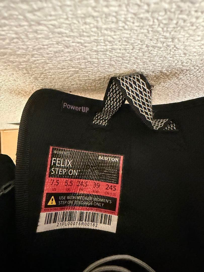 Burton FELIX Step onスノーボードブーツ