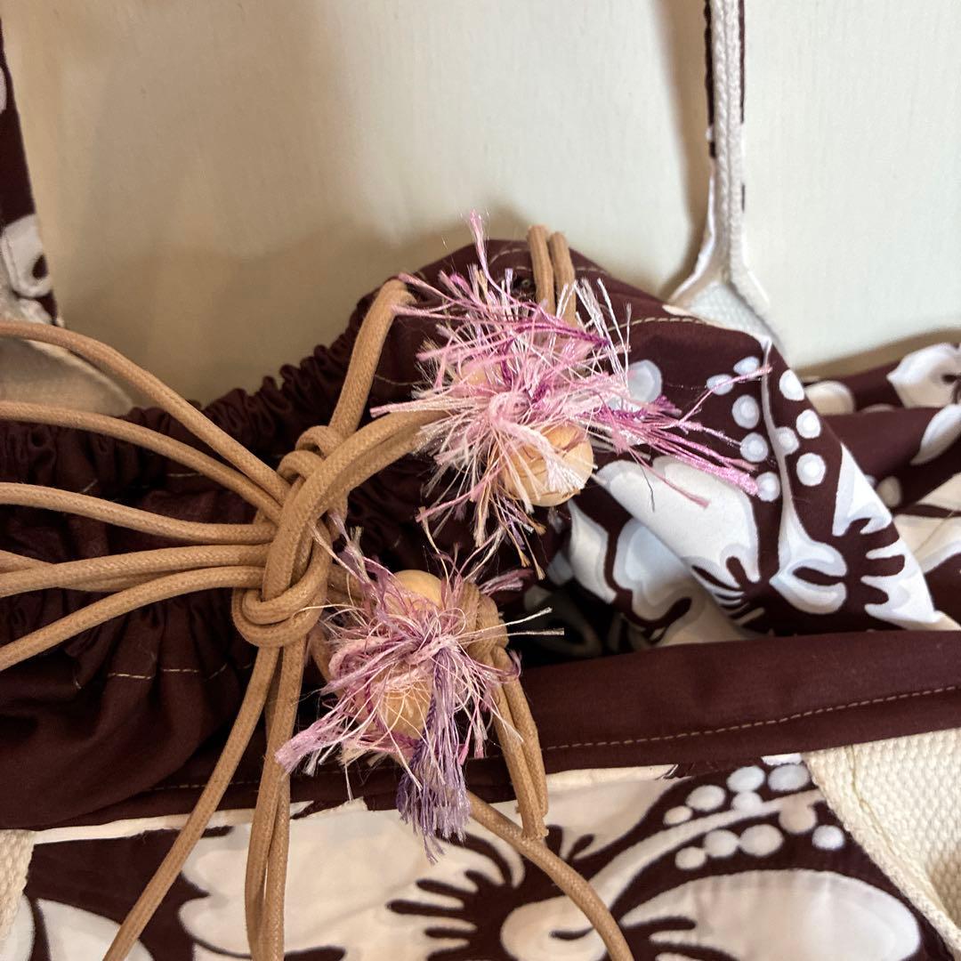 超メルカリ市特別価格☆ハワイアンミシンキルト　大きなトートバッグ