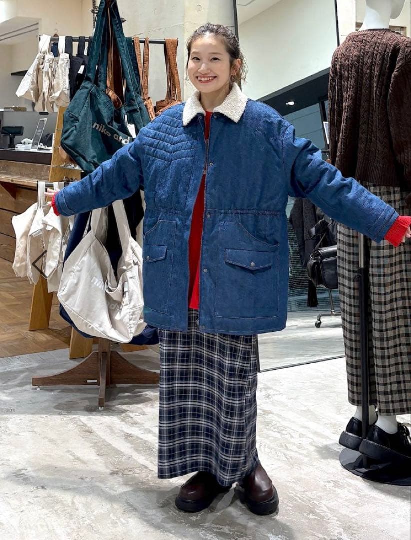 ✳︎新品✳︎ニコアンド［Make stuff'25］メンバー襟トレルワークジャケット