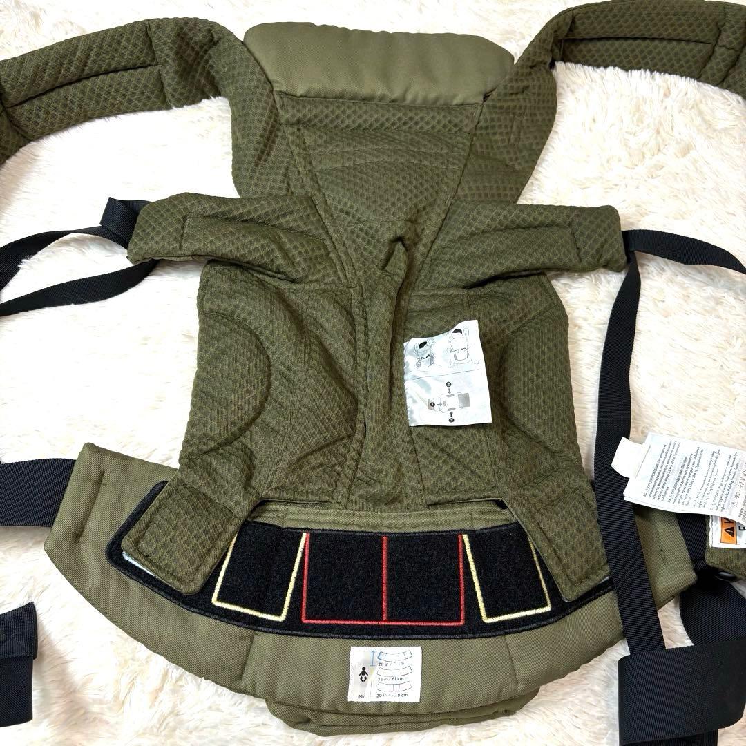 美品 エルゴベビー オムニブリーズ 抱っこひも オリーブグリーン 箱・説明書付き