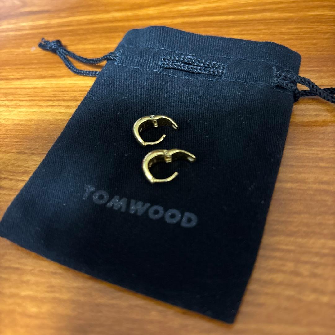 TOM WOOD アイスフープピアス　ゴールド