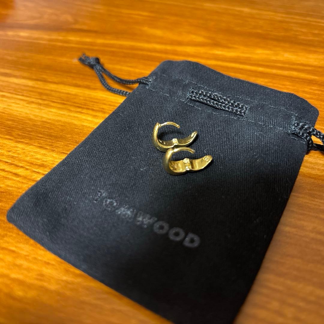 TOM WOOD アイスフープピアス　ゴールド
