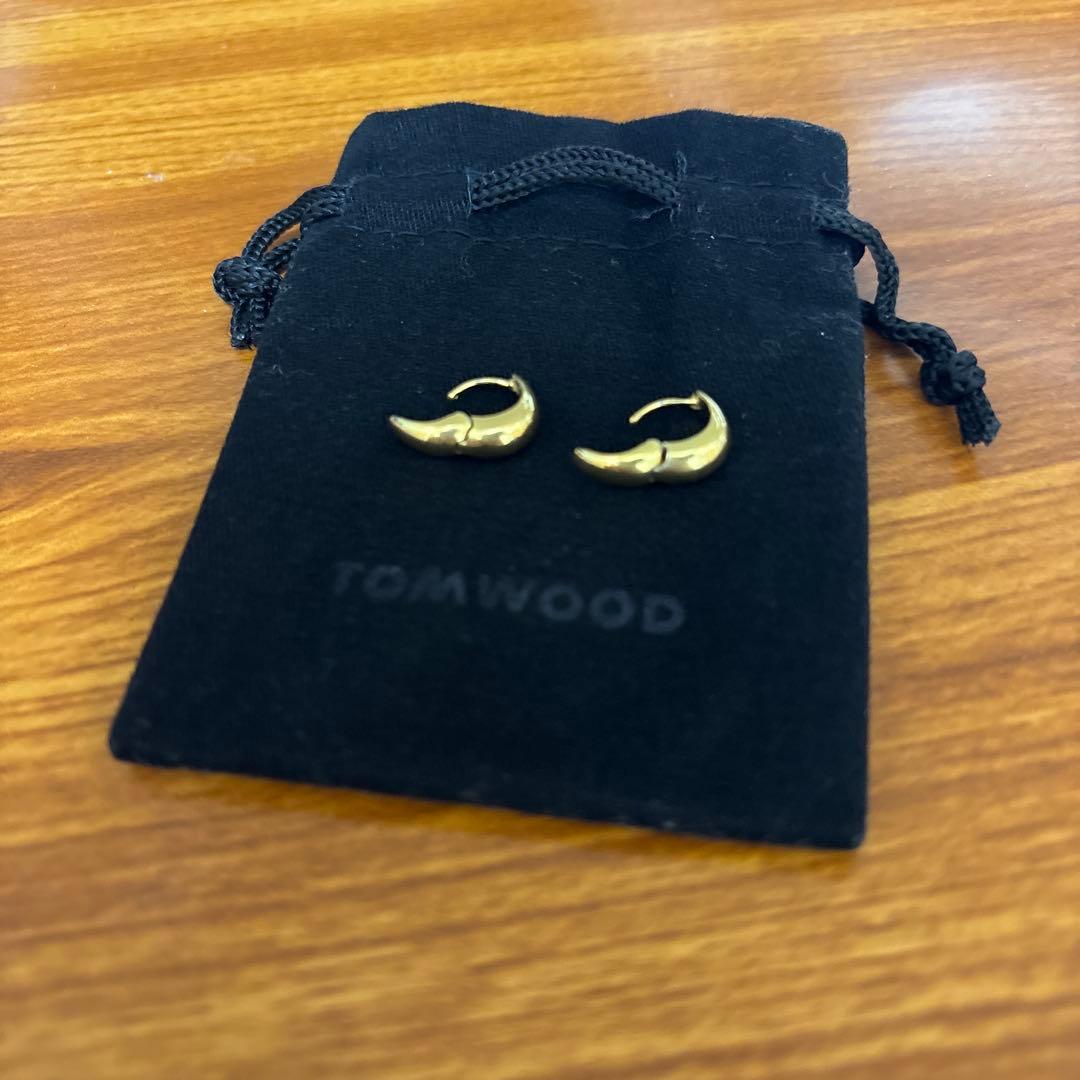 TOM WOOD アイスフープピアス　ゴールド