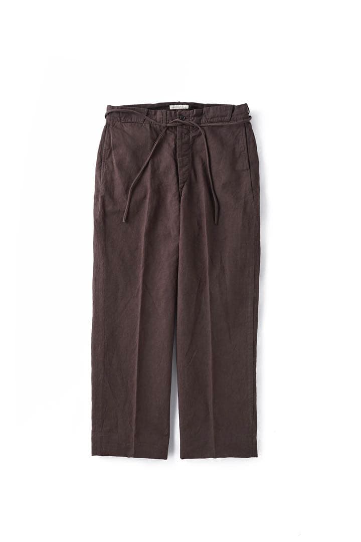 【OLD JOE 】STRING WAIST WORK TROUSER ブラウン