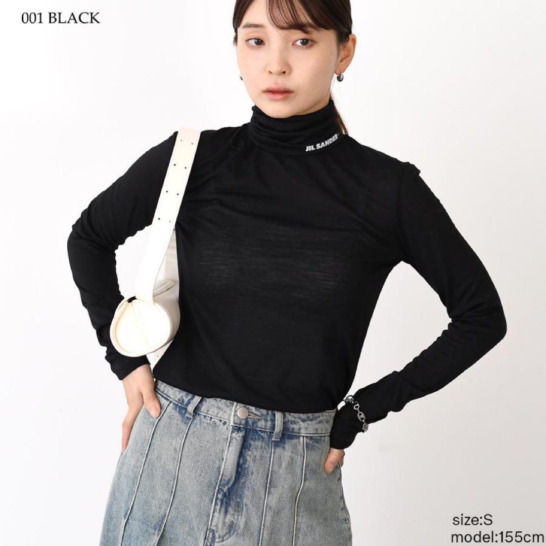 【新品】ジルサンダー　ライトウェイトウールブレンド ハイネックTシャツ S