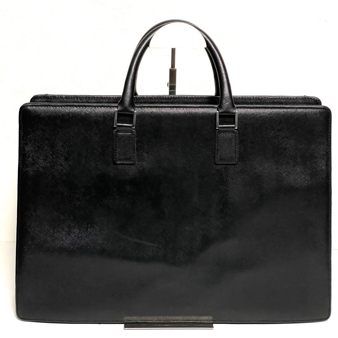 BURBERRY バーバリー サフィアーノレザー ビジネスバッグ ブリーフケース