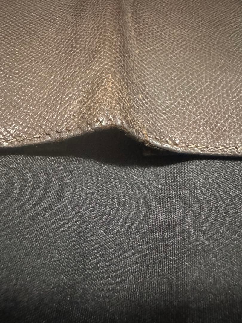 HERMES エルメス ブラウン レザー 名刺入れ カードケース