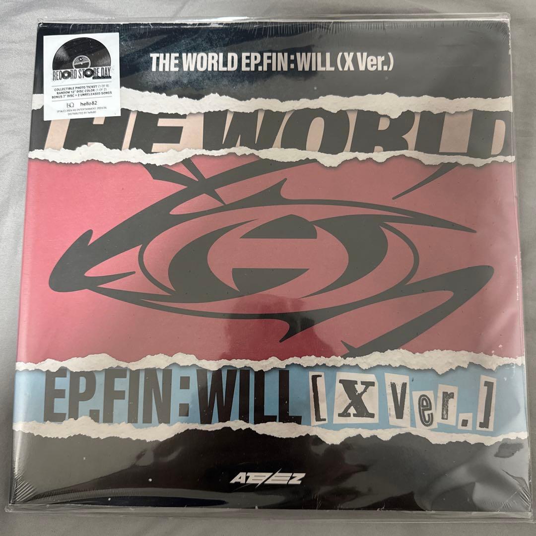 ATEEZ THE WORLD EP.FIN X ver レコードデイ限定 LP