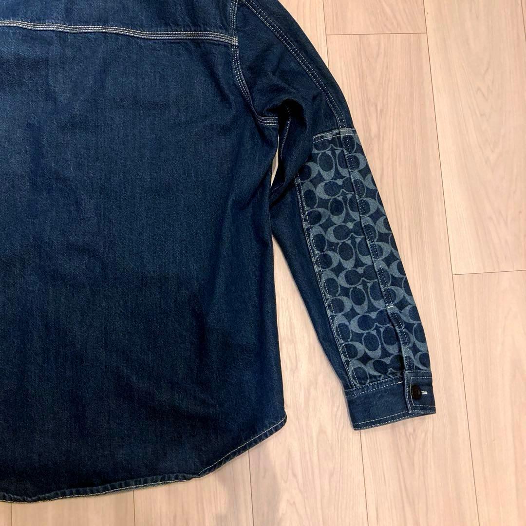 coach コーチ デニム セットアップ ダブルニー ジャケット