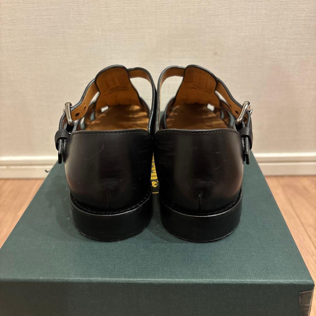 ぽのChurch's プレステージカーフレザーグルカサンダル 23cm