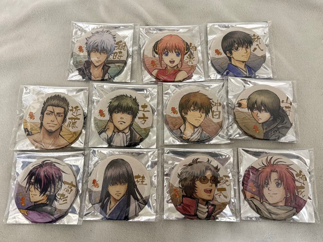 銀魂 J-world 缶バッジ コンプセット