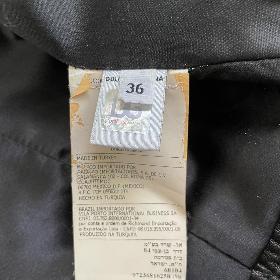 希少デザイン ドルチェ&ガッバーナ ラムレザージャケット マルチジップ M相当