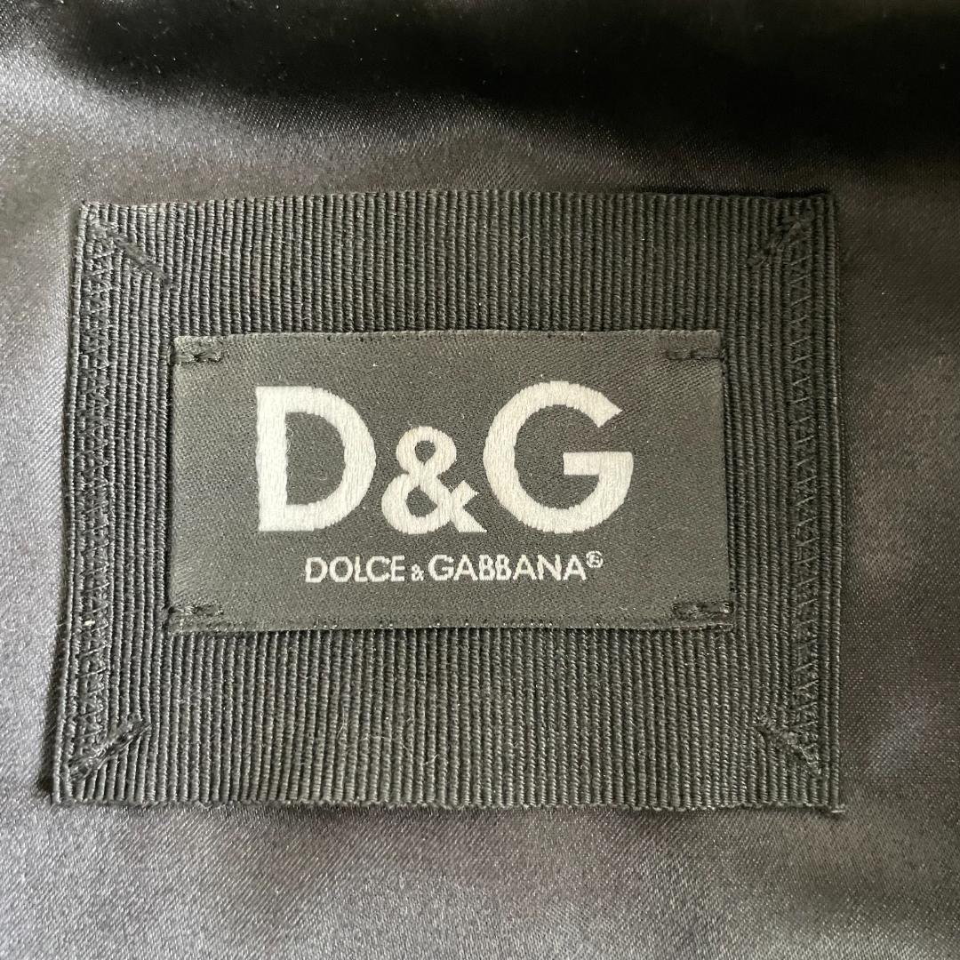 希少デザイン ドルチェ&ガッバーナ ラムレザージャケット マルチジップ M相当