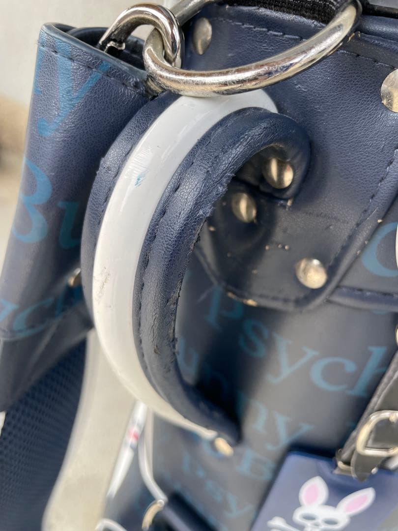 【お買い得】PSYCHO BUNNY キャディバッグ ネイビー