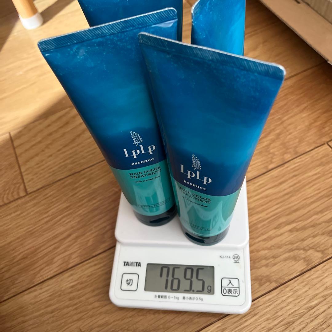 【新品未開封箱は開封】lplp ヘアカラートリートメント5個セット（4個は新品）
