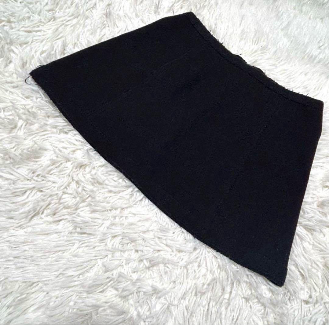 シャネル　スカート　size34(XS相当) ブラック系 ココマーク