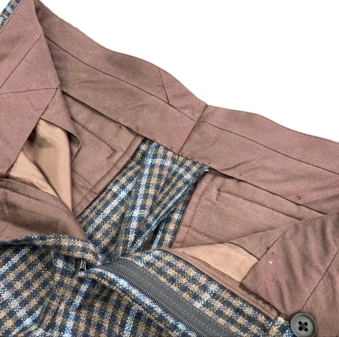 kolor 21AW ウールツイードスラックス21WCM-P15112