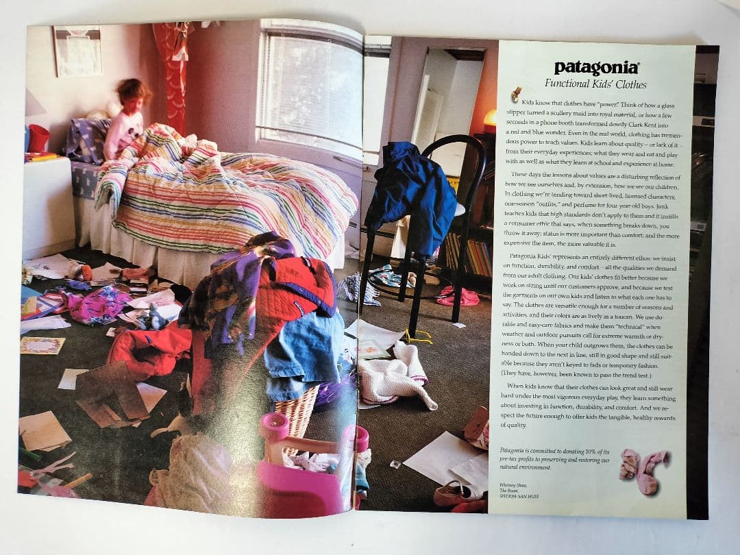 Patagonia カタログ 1989年　春 こどもカタログ　英語版