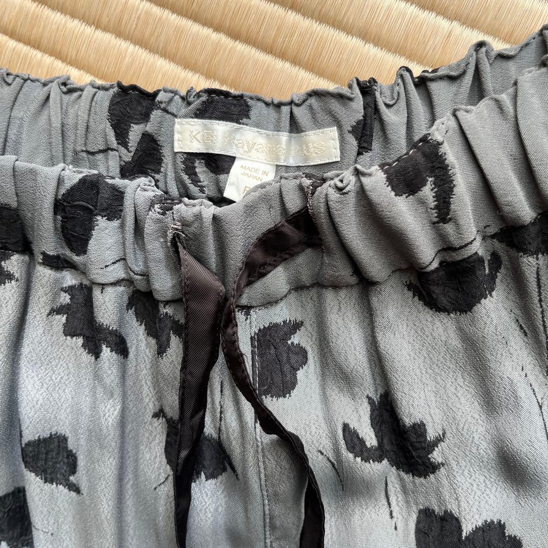 ケイハヤマプリュス　ガウチョパンツ　フリーサイズ