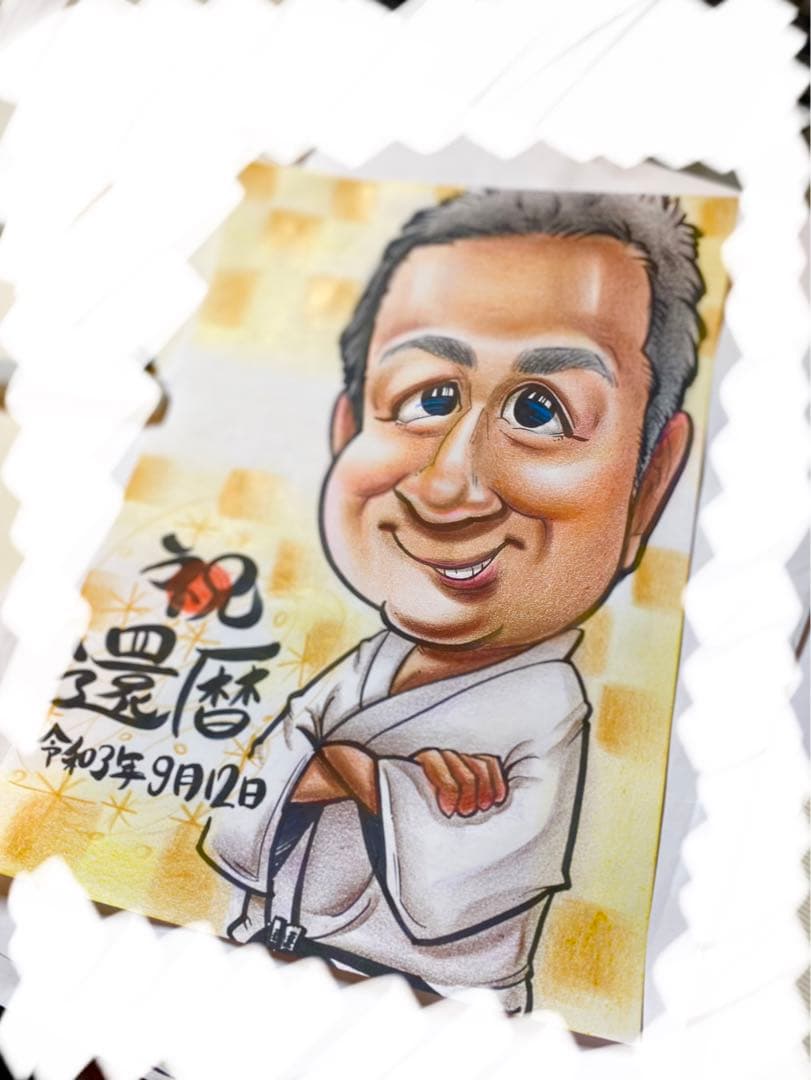 世界で1枚のオーダーメイド似顔絵☆ハイクオリティver☆記念日