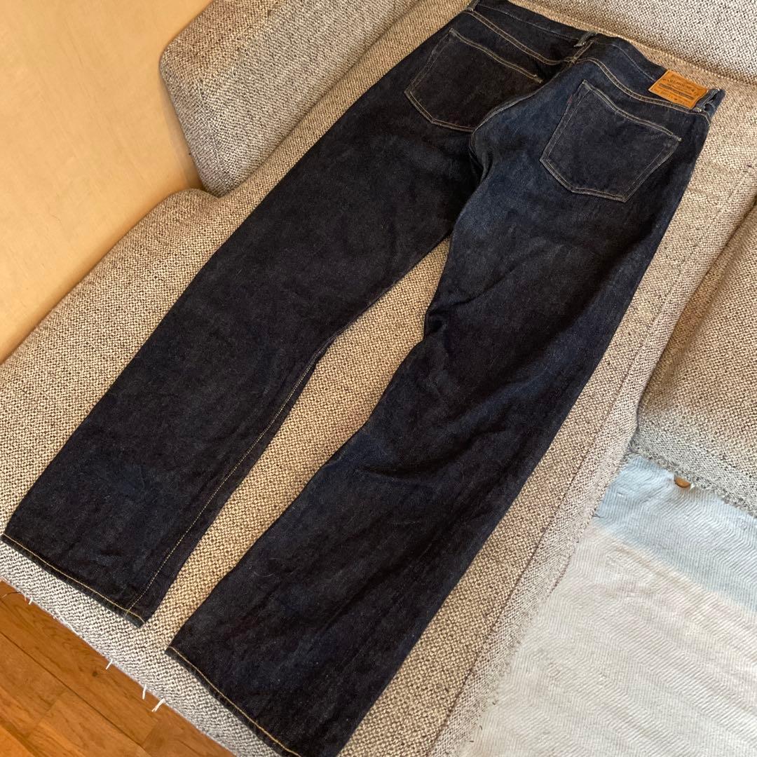 ク*ん様 WAREHOUSE 1001XX　W34　ウェアハウス　黒パッチ　限定