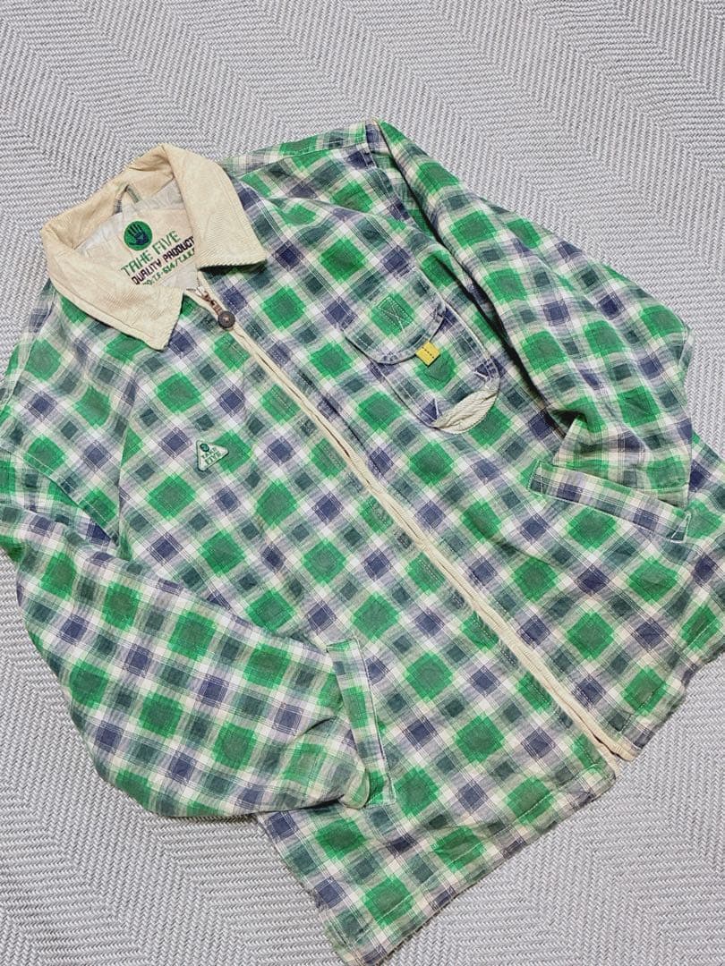 80〜90′sチョアコート ハンティングジャケット カバーオール コーデュロイ襟