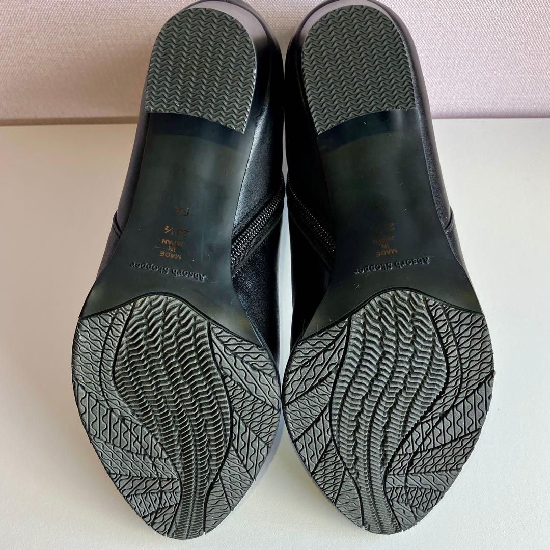 新品未使用DIANA ダイアナ ショートブーツ ブラック 23.5 サイドジップ