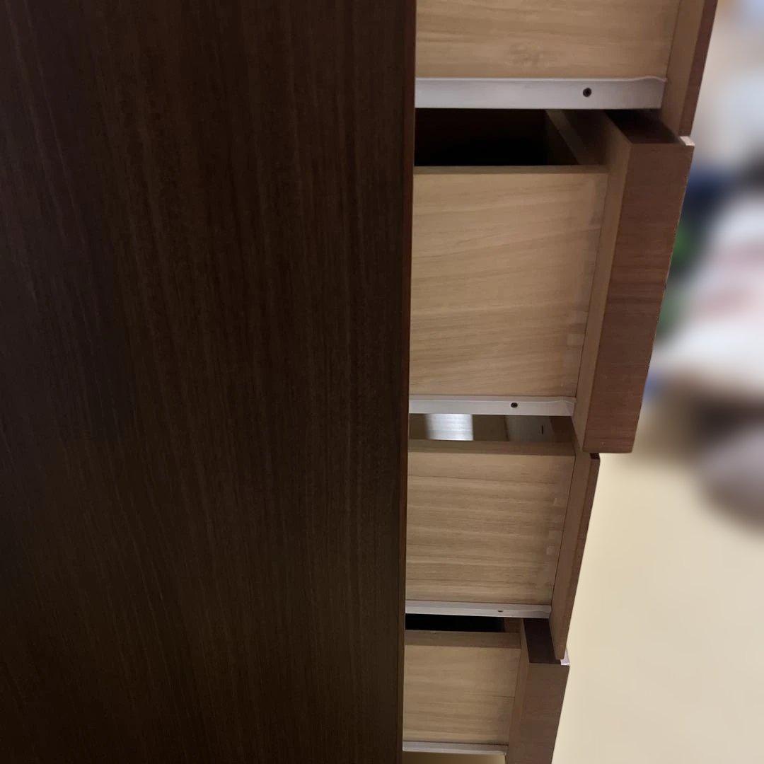 た*様 佐藤工芸 ウォールナット デュオ チェスト　W89cm